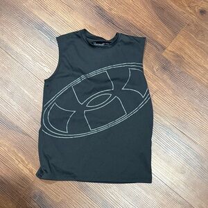 Under Armour Black Graphic Sleeveless Shirt